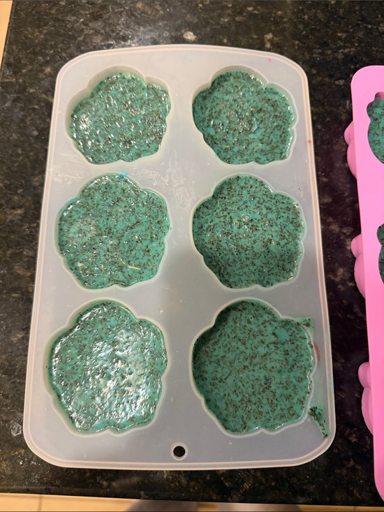 Hand Crafted Other - BRAND NEW SHEA BUTTER PEPPERMINT LEAVES BLUE CORNFLOWER PETALS APPLE PIE